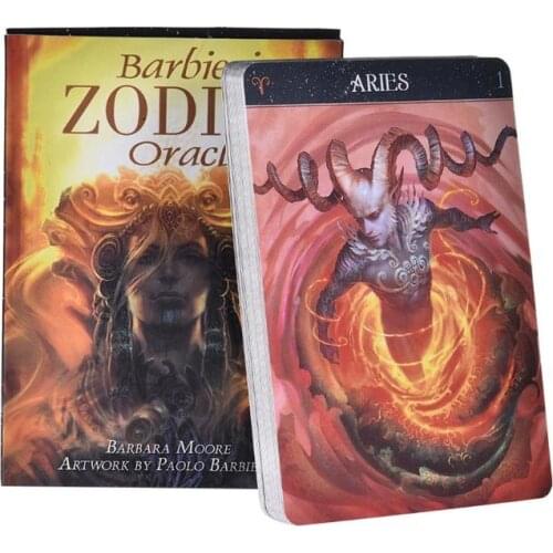26PCS Barbieri Zodiac Oracle Tarot Cards Mysterious Guidance Divination Fate Tarot Deck Board Game With E-Guidebook My14 20
