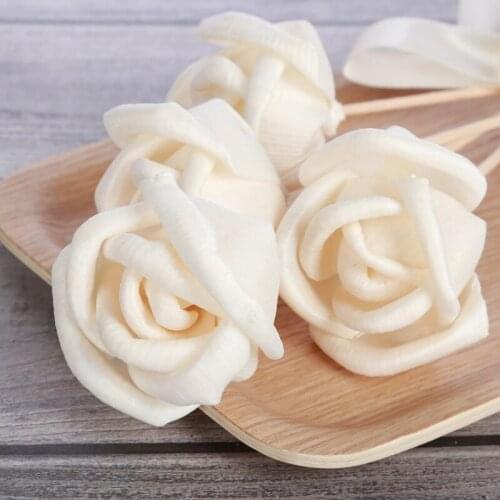 5PCS Flower Shaped No Fire Aroma Diffuser Sticks Household Bedroom Aroma Diffuser Accessories Reed Rattan Stick