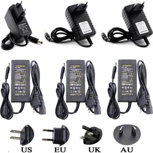 AC 110V 220V DC 5V 12V 24V Lighting Transformer 1A 2A 3A 5A 6A 8A 10A Power Supply Adapter Converter For LED Strips Light CCT