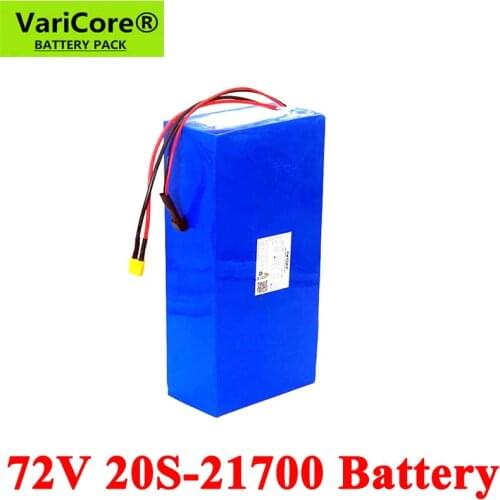 VariCore 20S 74V 25Ah 40Ah 50Ah 2500W electric bike battery 21700 72V electric scooter Moto lithium battery with BMS Protection