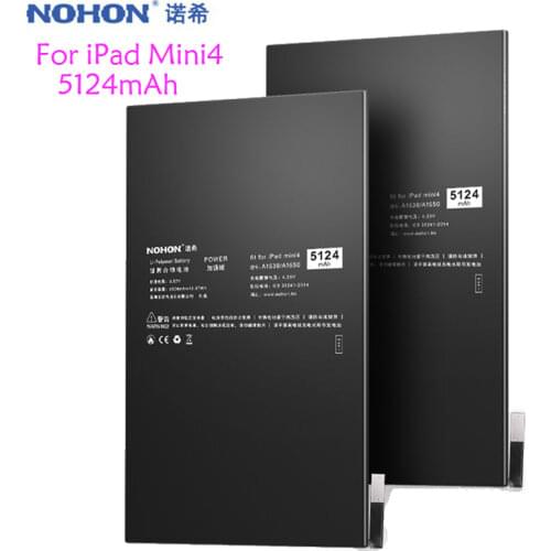 NOHON Tablet Battery for iPad Mini 4 Battery A1538 A1550 Replacement Lithium Polymer Batarya Bateria for Apple iPad Mini4