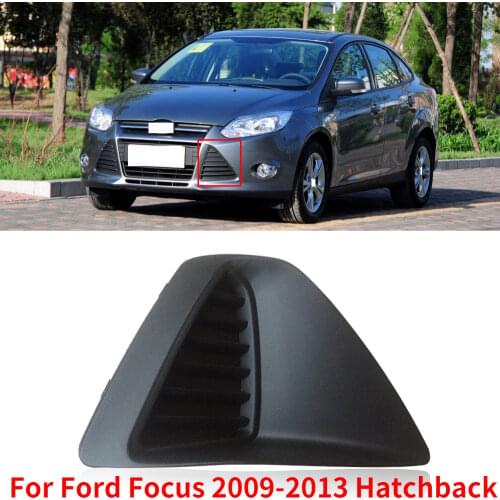 CAPQX For Ford Focus 09-13 Hatchback Front Bumper Fog Light Frame Fog Lamp Hood Cover Grilling Trim Shell Garnish Plate panel