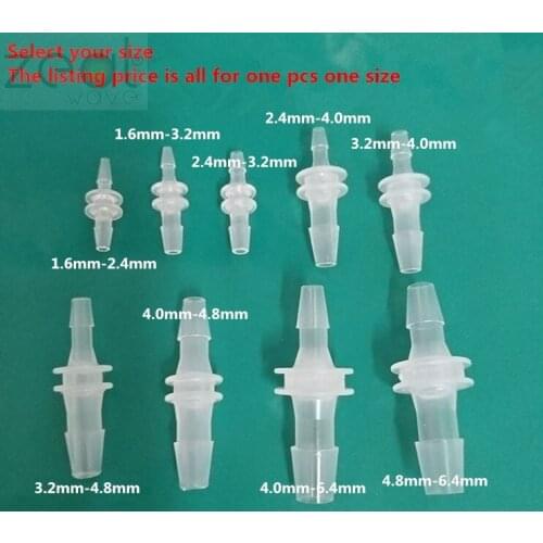 FOR Double Female Luer Connector Plastic PP Polypropylene Syringe Connection Thread Guide Docking Conversion Straight Through