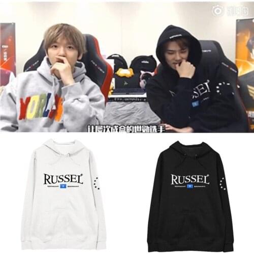 Dropshipping New Arrivals Kpop EXO SEHUN Hoodie Sweatshirts Women Long Sleeve Hooded Tops Female Harajuku RUSSEL K-pop Clothes