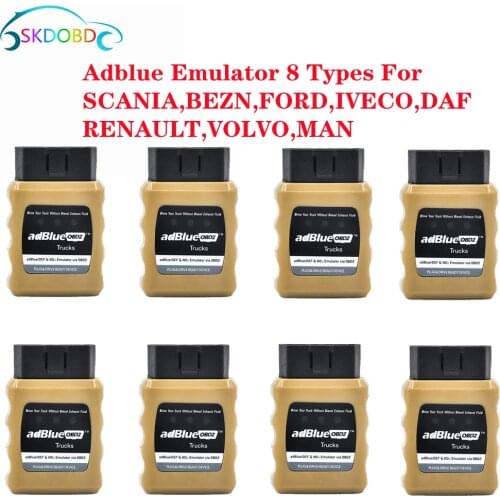 Adblue OBD2 Truck Emulator AdBlue Emulator EURO 4/5/6 OBDII DEF Nox Emulator Via for Scania for DAF for Renault IVECO for Volvo