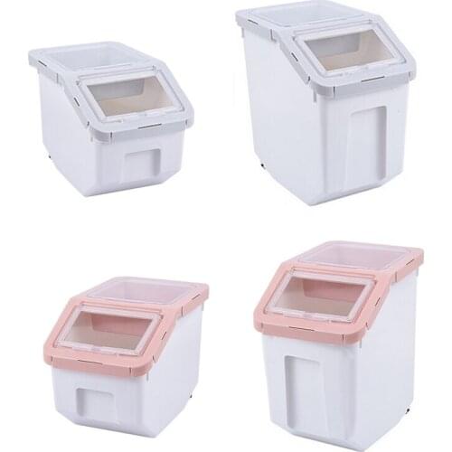 Pet Dog Food Storage Container Dry Cat Food Box Bag Moisture Proof Seal Airtight Kitten Litter Products