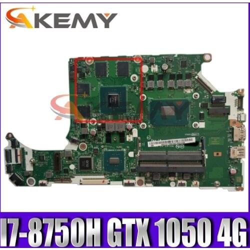 LA-F951P SR3YY For Acer Nitro 5 AN515 AN515-52 Laptop Motherboard NBGXB11002 NBQ3L11001 DH5VF I7-8750H GTX 1050 4G