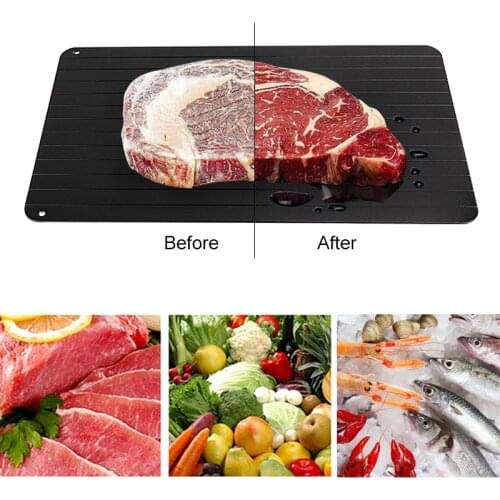 Fast Defrosting Tray Thaw Frozen Food Meat Fish Fruit Quick Defrosting Plate Chopping Board Defrost Kitchen Gadget Tool Dropship
