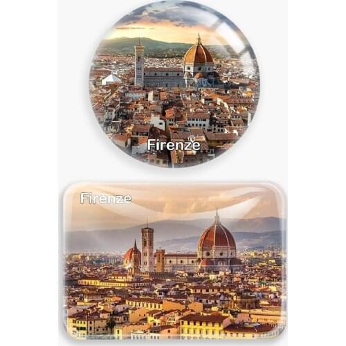 Florence Firenze Italy Fridge Magnet World Travel Souvenir glass Refrigerator Magnetic Stickers Home Decor Tourist gift