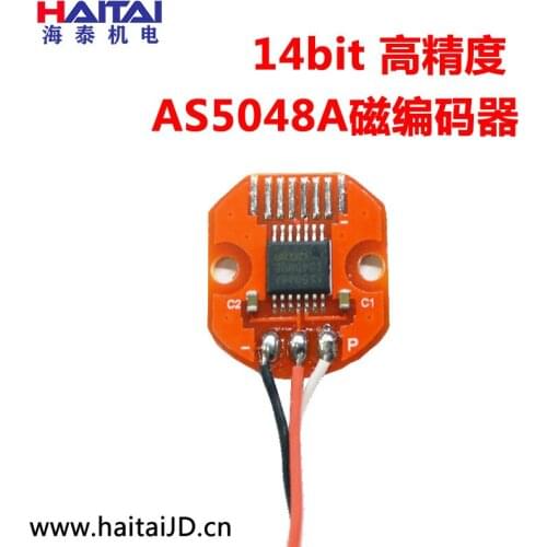 Magnetic Rotary Encoder AS5048A PWM/SPI Interface Accuracy12-14bit Holder Motor Encoder 1PCS Free Shipping