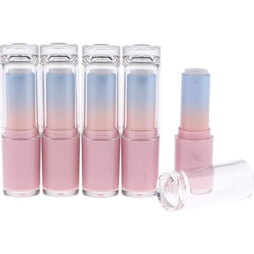 Plastic Empty DIY Lip Balm Tubes Lipstick Containers Cosmetic Cases 5pcs