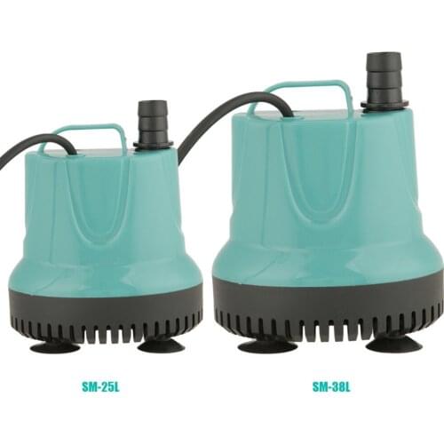 Plastic 2000L/H Fish Tank Aquarium Water Pump Submersible Pump Blue With EU Plug 25L 38L Discount