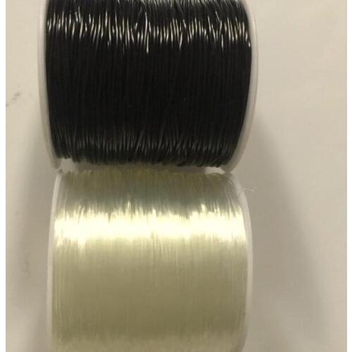 Clear or Black 100m/row High Quality Korea Elastic line Crystal Elastic Cord Diy Jewelry Stretch threads