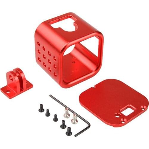 Go Pro 4S Hero 4 Session Housing Case Shell CNC Aluminium Alloy Protective Cover Frame for GoPro 4S 5 Session action Camera