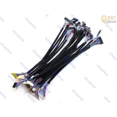 18Pcs/set Universal LVDS/FPC Cable tool kit for LCD LED Display Panel Screen tester