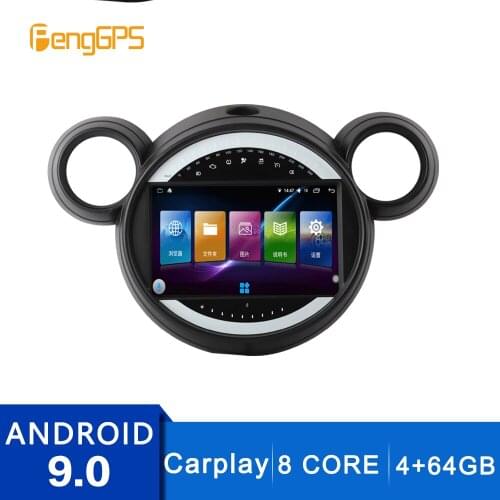 2 Din Stereo for Mini R56 R60 Cooper 2007-2014 Multimedia Head Unit GPS Navigation DVD AM/FM Player Radio Mirrorlink Touchscreen