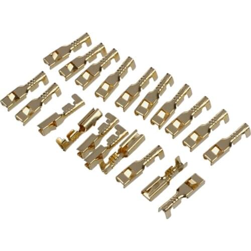 20 Pcs Female Spade Cable Wire Terminals for 2.8mm Connectors