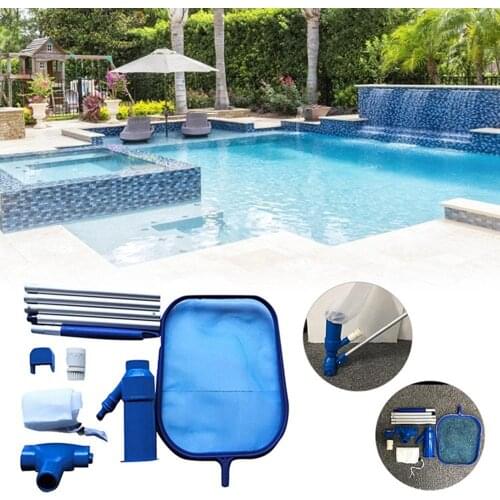 2021 Outdoor Swimming Pool Vacuum Jet Cleaner Floating Objects Cleaning Tools Suction Head Pond Fountain Vacuum Brush Cleaner