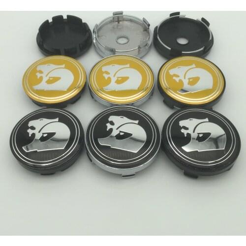 4pcs 56mm 60mm HSV car emblem Wheel Center Hub Caps Badge covers sticker car styling auto accessories