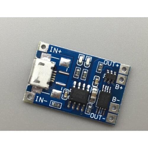 5PCS Micro USB 5V 1A 18650 Lithium Battery Charger Module Charging Board With Protection