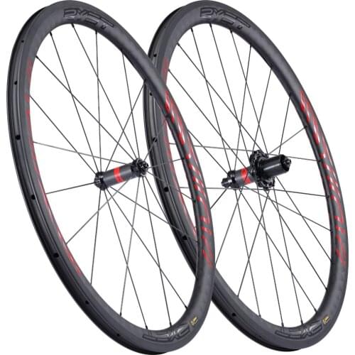 700C Road Carbon Wheelset 35mm 40mm 45mm 50mm Carbon Bicycle Wheels Clincher Road Bike Wheels RYET WHEELSETS
