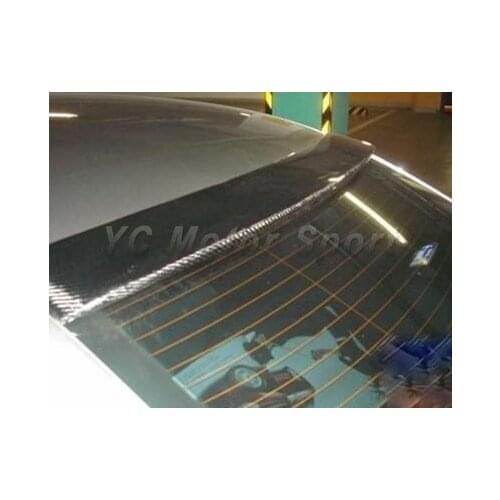 Car Accessories Carbon Fiber Roof Spoiler Fit For 2002-2008 A4 S4 B6 B7 Rear Roof Wing Car-styling