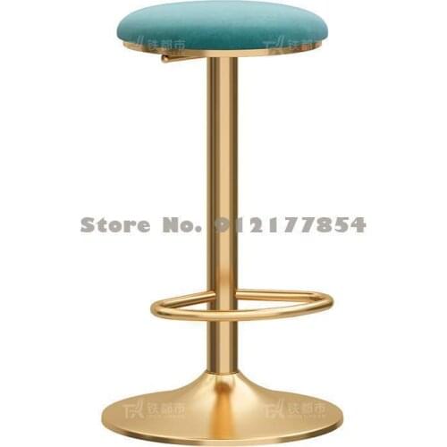 Bar Stools Nordic Modern Minimalist Ins Net Red Light Luxury Home Lifting Rotating Chair Bar Front Desk High Stool
