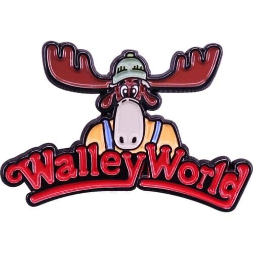 New Arrival Film Badge Brooch Wally World Theme Lapel Pins Jewelry Cute Gifts for Movie Fans Collar Accessory
