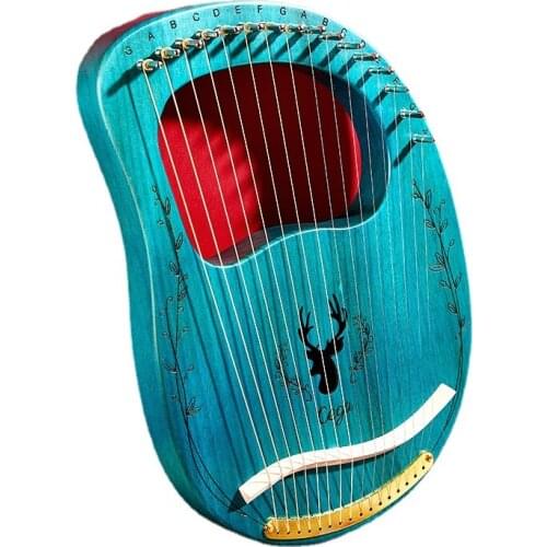 Cega16 String Laiya Piano Small Harp Harp Beginner Small Lira Niche Musical Instrument Portable Easy to Learn
