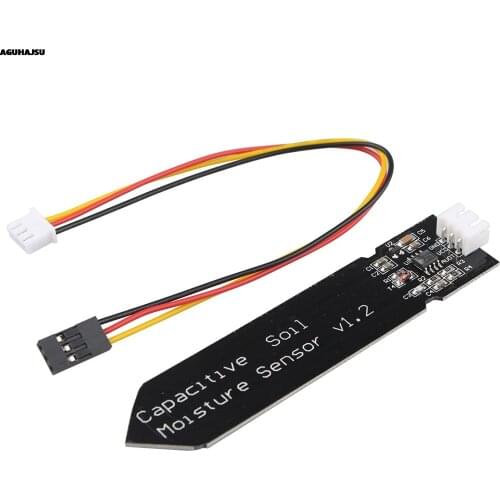 Capacitive soil moisture sensor not easy to corrode wide voltage wire for arduino