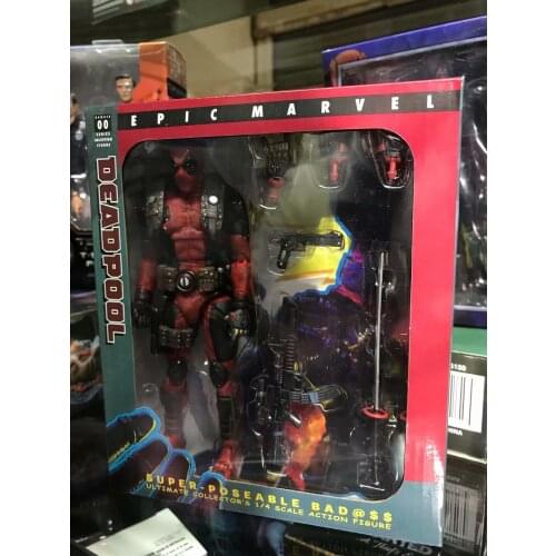 18cm Deadpool Figure EPIC Deadpool Super Poseable Ultimate Action Figure Collectible Model Toy