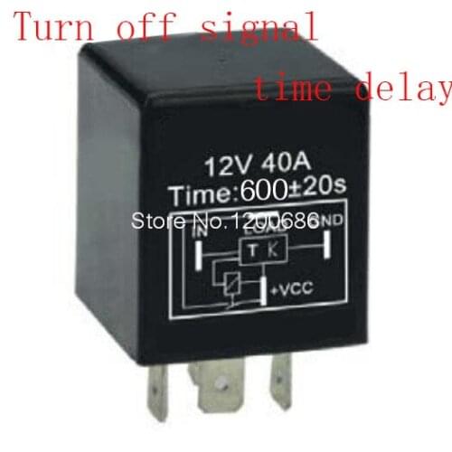 FN YS020 30A 10 minutes delay off after switch turn off Automotive 12V Time Delay Relay SPDT 600 second delay release off relay