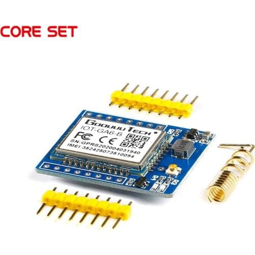 GA6-B mini GPRS/GSM Wireless Extension Module SMS Voice Development Board With Antenna for Arduino Replace SIM800L