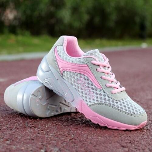 Casual Womens Sneakers Outdoor Breathable Women Shoes Lace Up Female Flats Lightweight Training Walking Sneakers Woman Summer