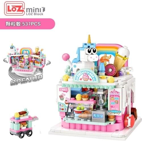 LOZ Mini Blocks Toys Plastic Assembly Blocks Children Toy Educational DIY Architecture Model 1731