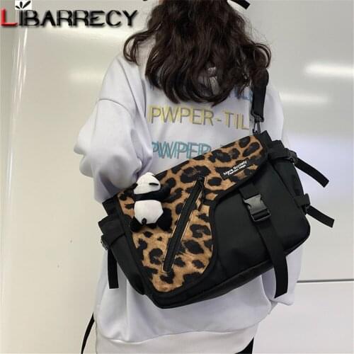 Fashion Letter Designer New Women Messenger Bags Animal Pattern Design Ladies Shoulder Bag High-quality Nylon Womens Bag Bolsos