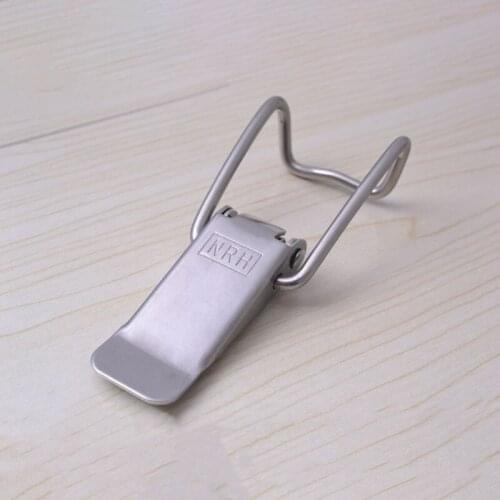 Free shipping metal hasp Incubator lock box equipment airbox instrument toolcase 304 stainless steel buckle fastener hardware