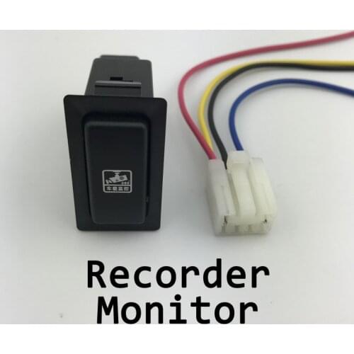 Fog Light LED DRL Camera Recorder Monitor Parking Sensor Music Tailgate Fan Car Switch Button with wire For Great Wall C20R C30