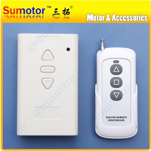 DC 12V 24V 36V 10A MOTOR remote wireless controller switch reversal Linear actuator Electric curtain / screen Garage open