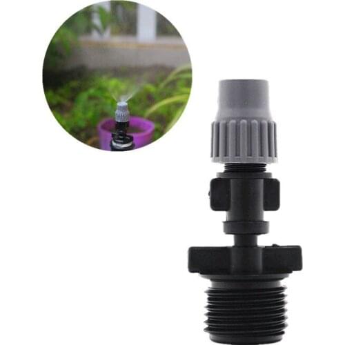 Grey Misting Nozzle Garden Adjustable Sprinkler MIcroSprayer For Lawn Yard Watering Drip Micro Irrigation Fittings