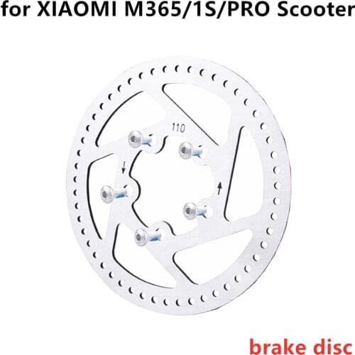 100% Original For Xiaomi Mijia M365 Electric Scooter Custom Brake Disc 110mm Rear Wheel Brake Disc