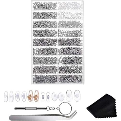 Assorted Size Screws For Watch Clock Eye Glasses Optician Watchmaker Repair Part Tool