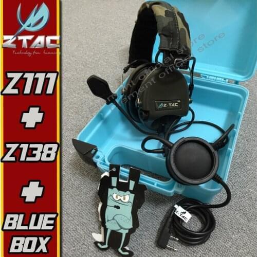 Z-TAC Z-Tactical Sordin Headset Tatical Military Radio Airsofit Earphone For Hunting Softair Arsoft Hunting Ptt Midland Kenwood