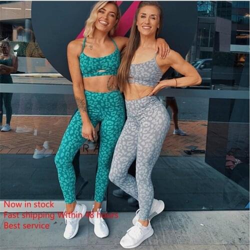 Womens 2 Piece Outfits Leggings Sports Bra Yoga Set Long Pants Tracksuit