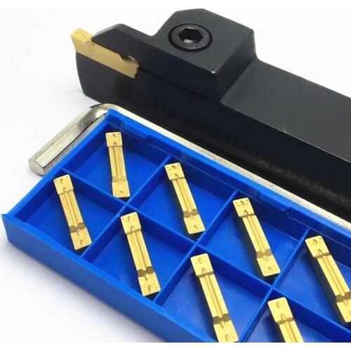 1PCS MGEHR2020-3 turning tool holder + 10PCS MGMN300 PC9030 slotted carbide insert MGEHL2020-3 turning tool CNC lathe tool
