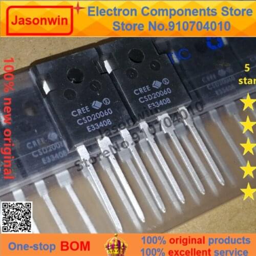 100% nuevo 50 unids/lote original Silicon carbide diode C3D20060 CSD20060D CSD20060 20A600V TO-247 Transistor