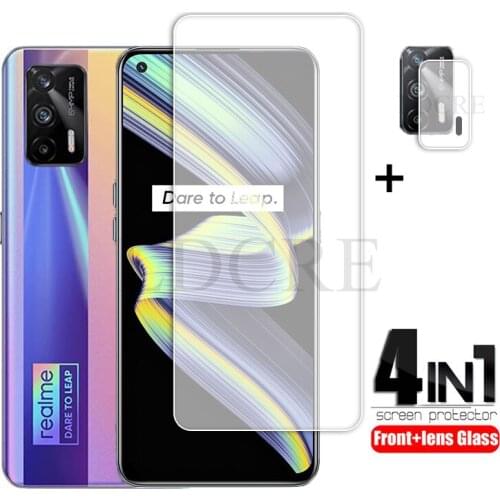 2Pcs For Realme X7 Max 5G Glass Clear Tempered glass For Realme X7 Max 5G Screen Protector Film Lens For OPPO Realme X7 Max 5G