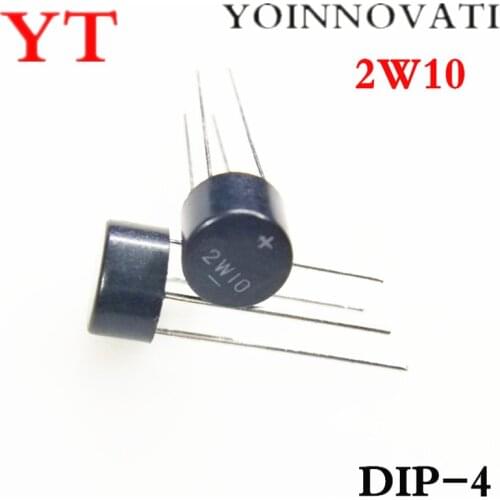 20pcs/lot Rectifier 2W10 rectifier diode bridge rectifiers round bridge 2a 1000v Best quality