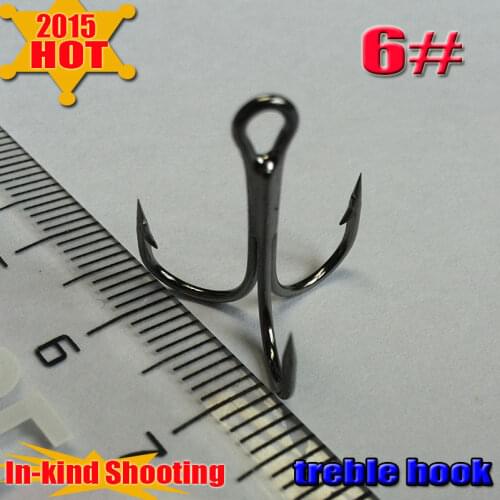 2020NEW Treble Fishing Hooks 200pcs size 6# high-carbon steel one more purchase one 1$ off