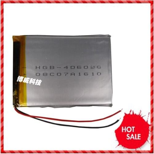 3.7 polymer lithium battery 406090 MP3 MP4 MP5 Bluetooth small toy GPS game machine Rechargeable Li-ion Cell